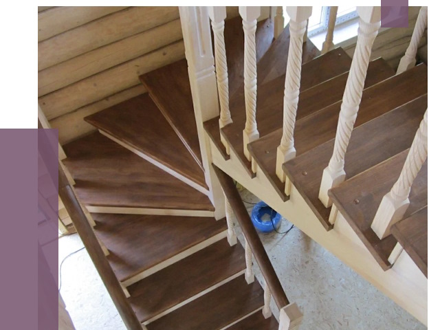 Реставрация деревянных лестниц в Ртищеве от 4290 руб.