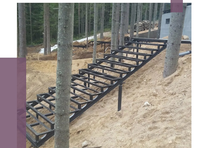 Монтаж металлических лестниц в Ртищеве от 13535 руб. 