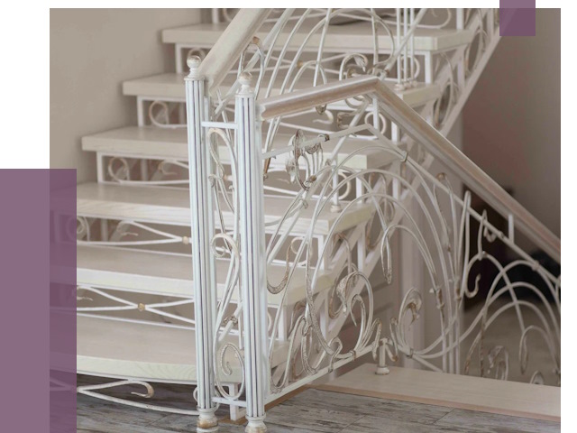 Изготовление кованых лестниц на заказ в Ртищеве от 86828 руб. | ПРОЛЁТ-Ртщ