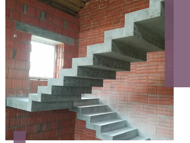 Бетонные лестницы под ключ в Ртищеве: монтаж, демонтаж, ремонт