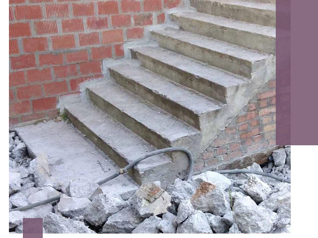 Демонтаж бетонных лестниц в Ртищеве: быстро и безопасно