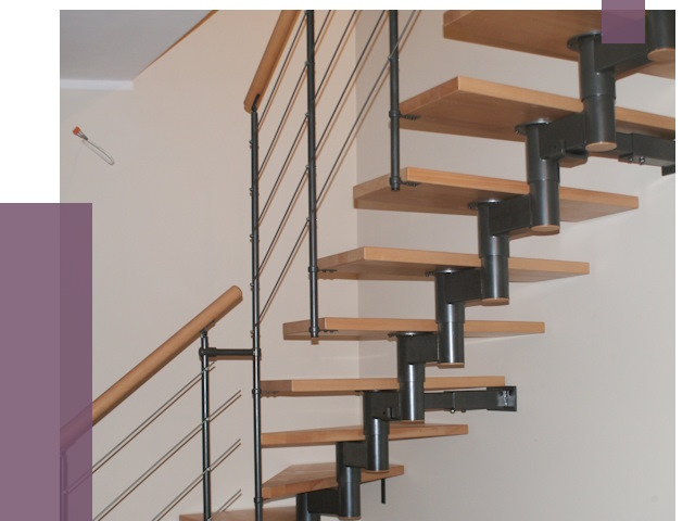 Изготовление модульных лестниц в Ртищеве от 11492 руб. 