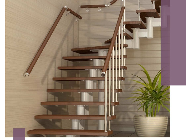 Изготовление модульных лестниц под ключ в Ртищеве