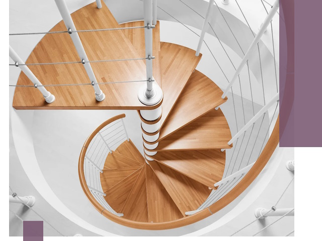 Изготовление винтовых лестниц под ключ в Ртищеве