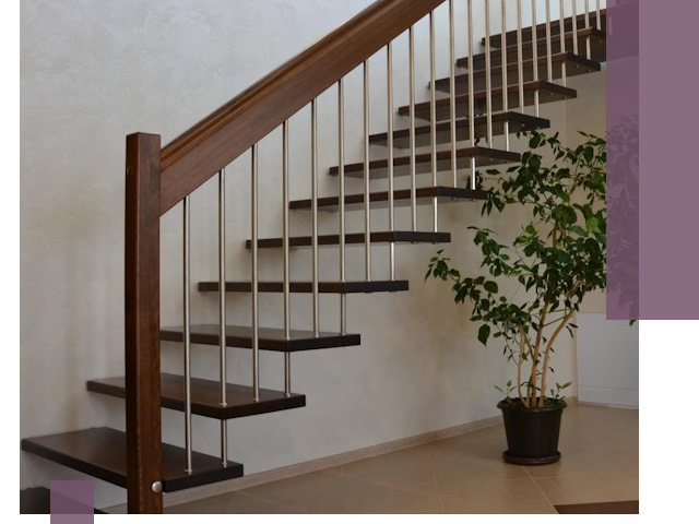 Лестницы на больцах под ключ в Ртищеве – изготовление и монтаж