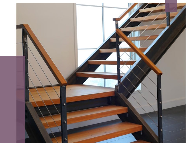 Изготовление лестниц на металлокаркасе в Ртищеве от 18898 руб. | ПРОЛЁТ-Ртщ