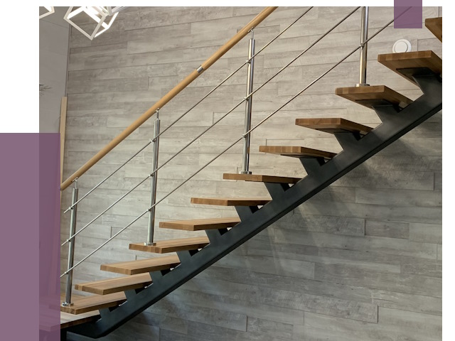 Изготовление лестниц на монокосоуре в Ртищеве от 76102 руб. 