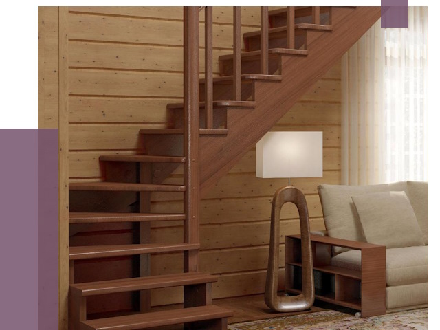 Лестницы эконом класса в Ртищеве от 18234 руб. бюджетные решения