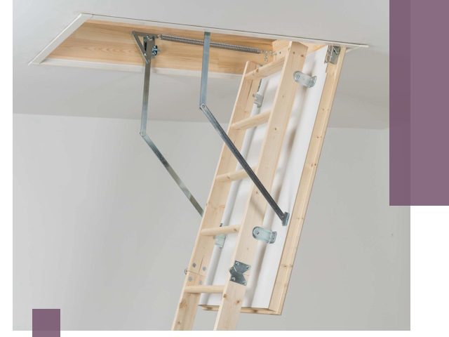 Установка чердачной лестницы под ключ в Ртищеве