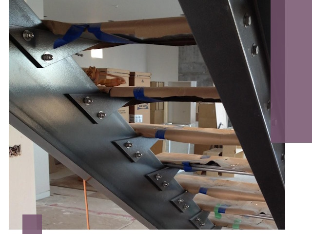 Усиление лестничных конструкций и усиление опор в Ртищеве