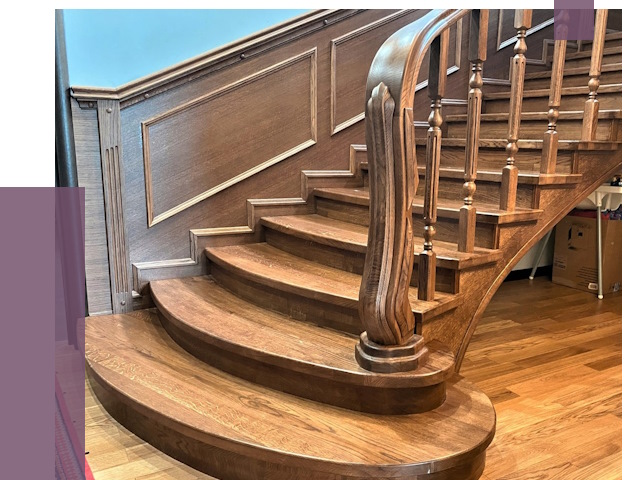 Дубовые лестницы под ключ в Ртищеве от 176209 руб. — ПРОЛЁТ-Ртщ