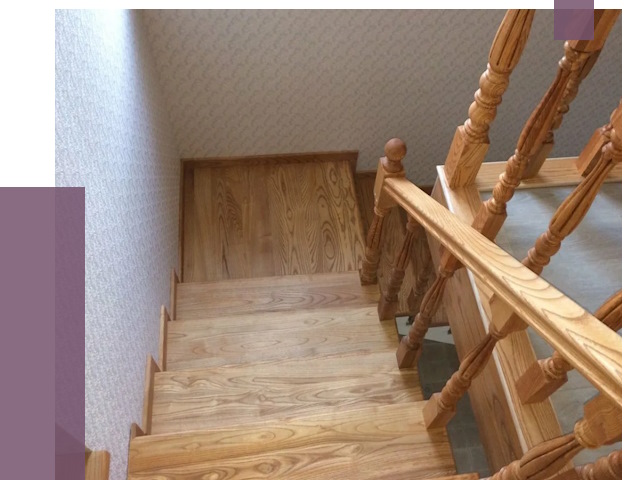 Сосновые лестницы в Ртищеве под ключ от 8070 руб.  | ПРОЛЁТ-Ртщ