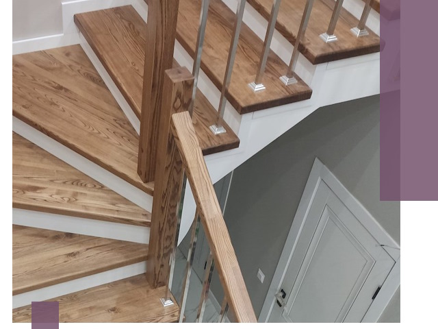 Обшивка металлических лестниц под ключ в Ртищеве