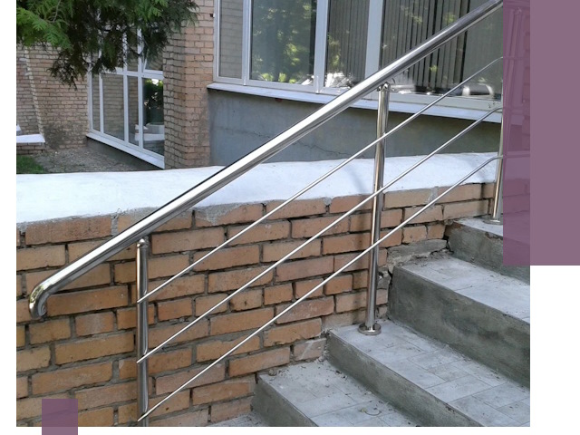 Перила из нержавеющей стали высокого качества в Ртищеве