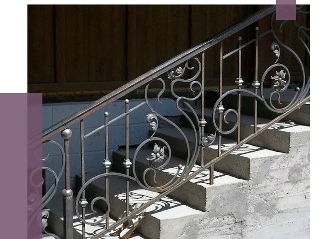 Кованые перила в Ртищеве от 8683 руб. под ключ — качество от ПРОЛЁТ-Ртщ
