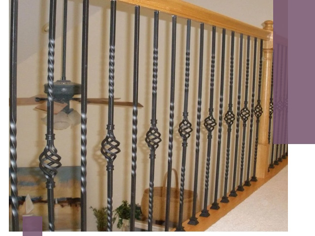 Изготовление и монтаж кованных перил в Ртищеве под ключ