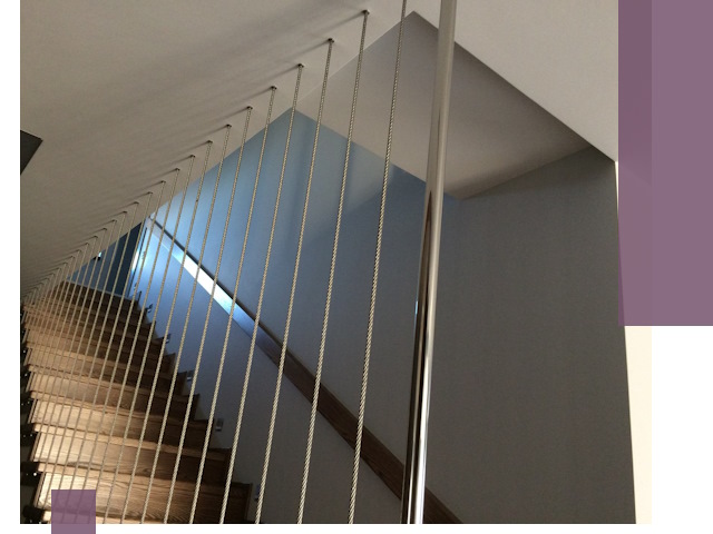 Тросовые перила под ключ в Ртищеве — производство и монтаж