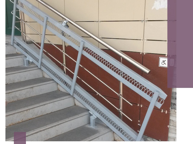 Изготовление откидных пандусов под ключ в Ртищеве