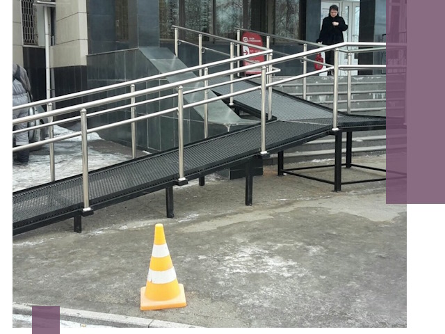 Стационарные пандусы под ключ в Ртищеве — изготовление и монтаж