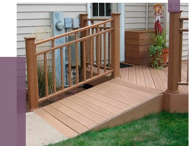 Пандус на крыльцо в Ртищеве под ключ от 7763 руб.