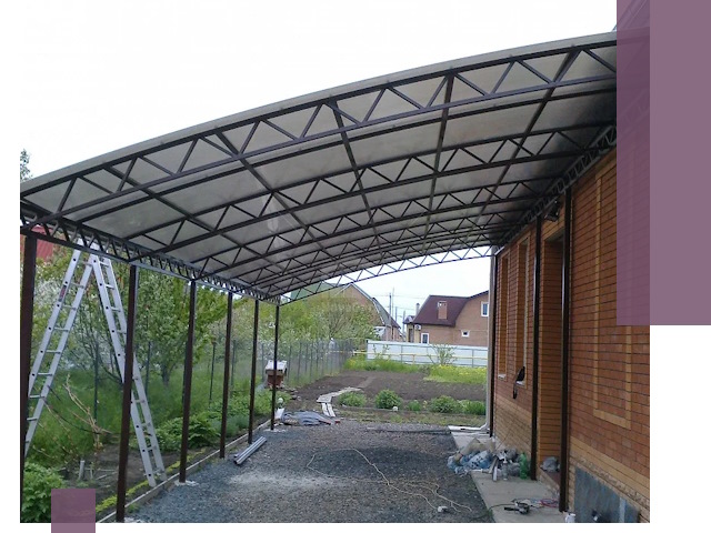 Профессиональный монтаж навесов под ключ в Ртищеве