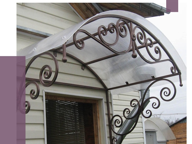 Изготовление козырьков в Ртищеве от 7355 руб. — заказать | ПРОЛЁТ-Ртщ