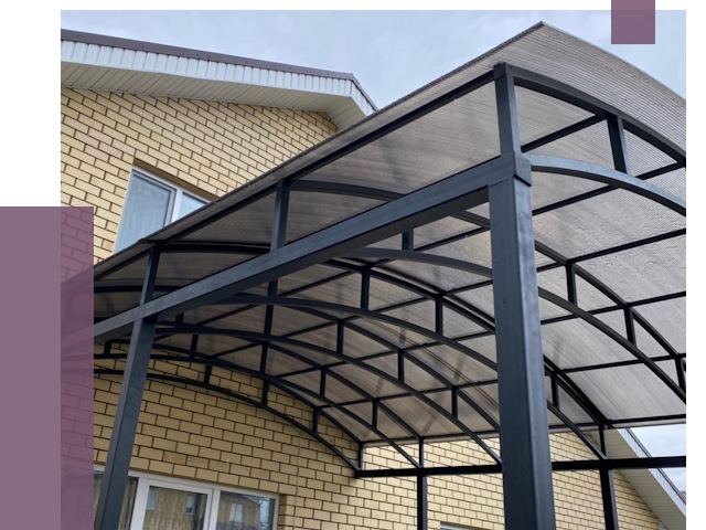 Монтаж козырьков в Ртищеве от 11492 руб. | ПРОЛЁТ-Ртщ