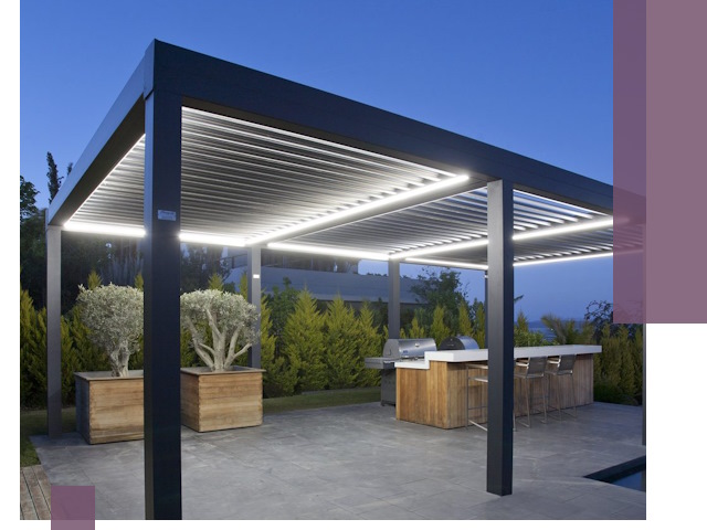 Навесы отдельно стоящие под ключ в Ртищеве из металла и поликарбоната