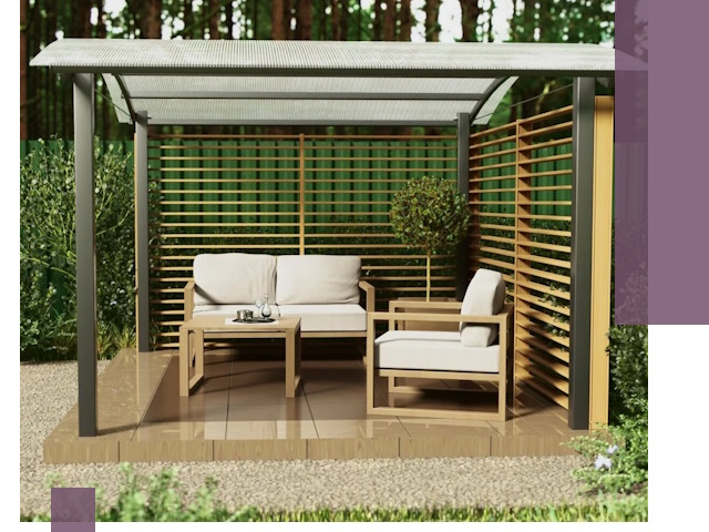 Навесы для дачи в Ртищеве: изготовление, монтаж и демонтаж