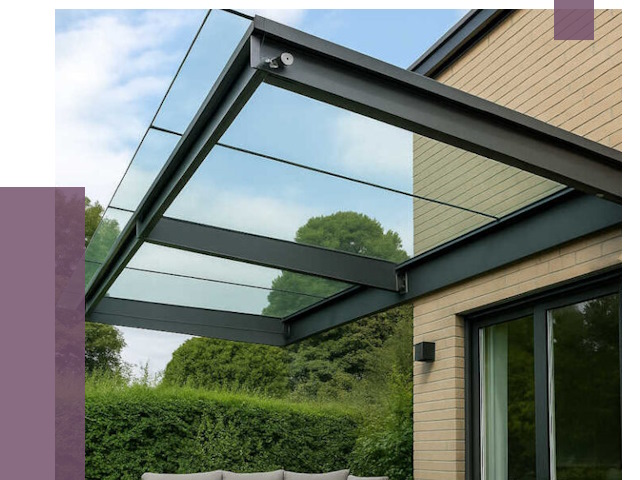 Стеклянные навесы и козырьки в Ртищеве от 12258 руб.