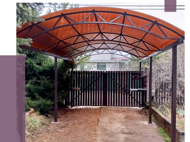 Арочные навесы в Ртищеве от 12718 руб. — изготовление и монтаж | ПРОЛЁТ-Ртщ