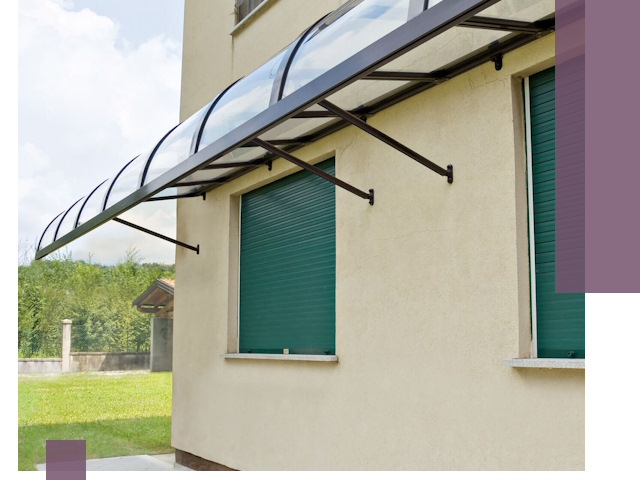 Козырьки над окнами в Ртищеве — изготовление и монтаж по выгоде