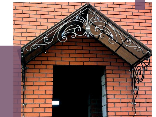 Металлические козырьки в Ртищеве от 10675 руб. 