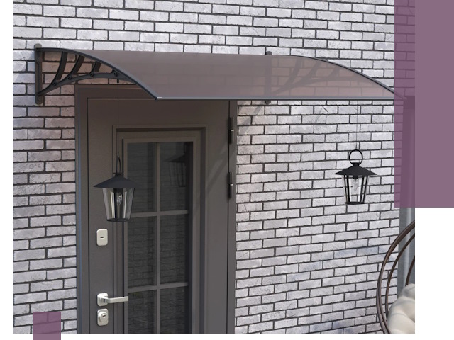 Недорогие козырьки и навесы под ключ в Ртищеве