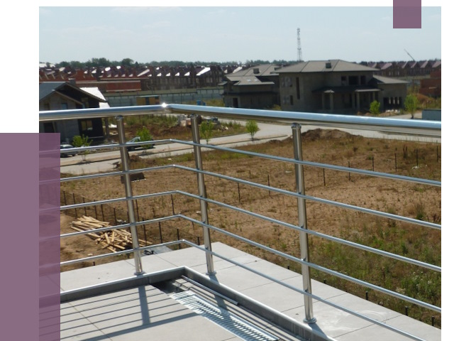 Парапеты из нержавеющей стали в Ртищеве от 7968 руб. за м² | ПРОЛЁТ-Ртщ