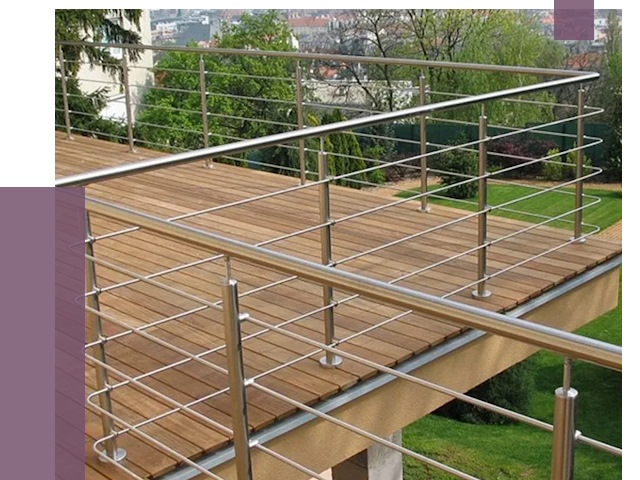 Алюминиевые парапеты в Ртищеве под ключ от 7763 руб. 