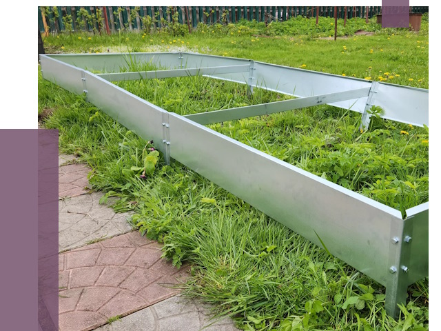 Металлические бордюры для грядок в Ртищеве от 1788 руб. 