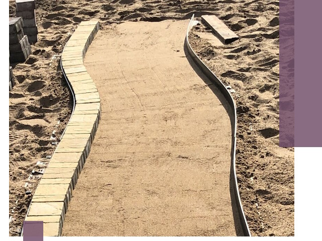 Металлические бордюры для тротуаров в Ртищеве — прочные и долговечные