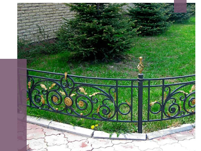 Кованые газонные ограждения в Ртищеве от 7610 руб. — ПРОЛЁТ-Ртщ