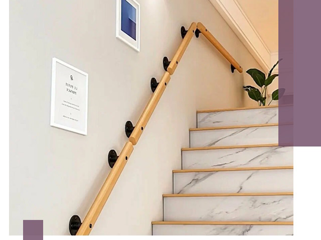 Поручни металлические и деревянные под ключ в Ртищеве