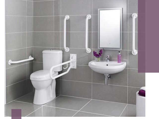 Поручни для санузлов в Ртищеве: установка, ремонт и монтаж