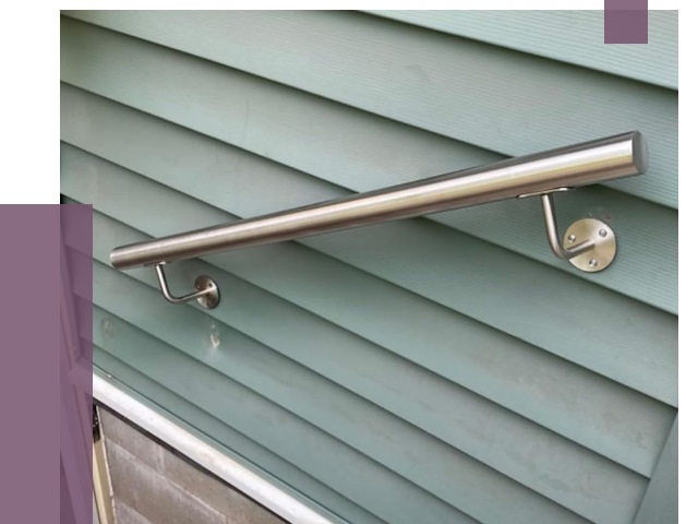 Поручни из нержавеющей стали в Ртищеве от 7661 руб.  | ПРОЛЁТ-Ртщ